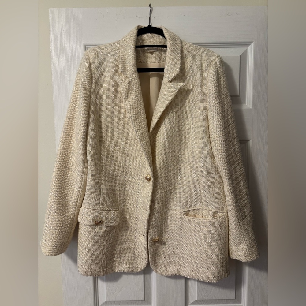 Crisp Cream Women's Blazer